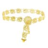 N-6538 Vintage Bohemian Gold Silver Metal Elephant Waist Belly Chain Women Dance Belt Body Jewelry