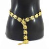 N-6538 Vintage Bohemian Gold Silver Metal Elephant Waist Belly Chain Women Dance Belt Body Jewelry