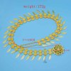 N-7613   Bohemian Gold Metal Flower Waist Belly Chain For Women Dance Belt Body Jewelry