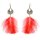 E-6295 4Colors Bohemian Feather Long Tassel  Drop Earrings for Women Girl Ethnic Holiday Party Jewelry