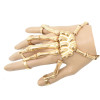 B-1148 Skull Finger Skeleton Hand Bracelet With Ring Metal Hand Bangle Bracelet For Halloween Costume Gift