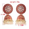 E-6299   Bell Drop Earrings Rhinestones Pendant Earring For Women Jewelry