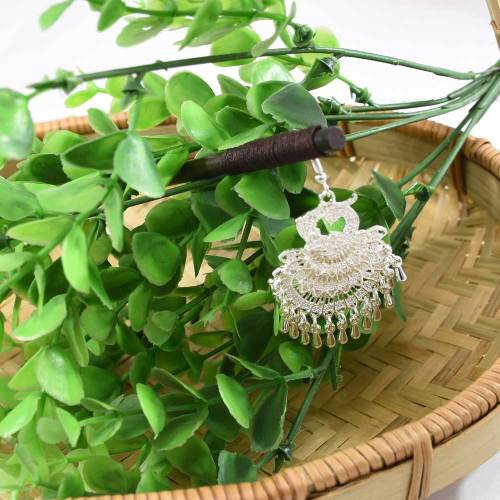 F-0921 Fashion Vintage Gold Silver Acrylic Peacock Wooden Hair Sticks for Women Wedding Party Hair Accessories