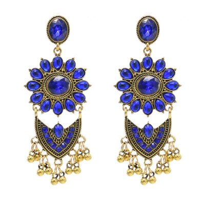 E-6308  Alloy Crystal Rhinestone pendant earrings For Women Party Jewelry