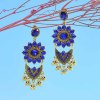 E-6308  Alloy Crystal Rhinestone pendant earrings For Women Party Jewelry