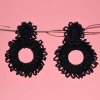 E-6312   Boho Style Fashion Earrings Acrylic Colorful Beads Round Earrings For Women Party Jewelry