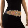N-7624 2 styles Handmade Bohemian Multicolors Resin Beads Statement Belly Waist Body Chain Dress Belt Waistbands Ethnic Jewelry