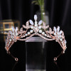 F-0926 wedding crown tiara crystal flower headband for bridal