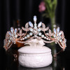 F-0926 wedding crown tiara crystal flower headband for bridal
