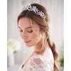 F-0926 wedding crown tiara crystal flower headband for bridal