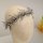 F-0927 Handmade Black Wired Crystal Crowns & Earrings Sets for Women Bridal Headdress Wedding Hair Accessories
