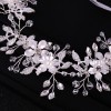 F-0929 Luxury Crystal Flower Bridal Wedding Hair Accessories Headband Tiara Jewelry Accessories