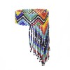 B-1150 Colorful exquisite bracelet with handmade seed beaded woven long fringe bracelet for women girls