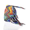 B-1150 Colorful exquisite bracelet with handmade seed beaded woven long fringe bracelet for women girls
