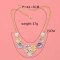N-7627 Romantic Summer Flower Crystal Choker Statement Necklaces for Women Girl Holiday Party Jewelry Gift