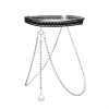 N-7629 Crystal Thigh Chain Glitter Body Chains Beach Leg Chain Fashion Body Jewelry Accessory for Women and Girls
