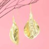 E-6327 New Vintage Gold Metal Leaf Drop Dangle Earrings for Women Boho Party Jewelry Gift-6327