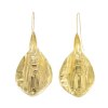 E-6327 New Vintage Gold Metal Leaf Drop Dangle Earrings for Women Boho Party Jewelry Gift-6327