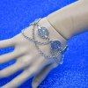 B-1152 Vintage Silver Metal Coin Beads Link Chain Anklet Foot Bracelets for Women Boho Ethnic Party Jewelry Gift