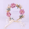 F-0930 Beautiful Flower Headband Bohemian Copper Wire With Pearl Headpiece For Women Hair Accessories Decoration