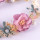 F-0930 Beautiful Flower Headband Bohemian Copper Wire With Pearl Headpiece For Women Hair Accessories Decoration