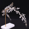 F-0933 Crystal Wedding Headband Silver Bride Hair piece Wedding Hair Accessories