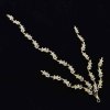 F-0931 Baroque Style Gold Metal Crystal Pearl Crowns Tiaras for Women Bridal Wedding Hair Accessories