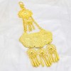 N-7639 Bohemian Ethnic Pendant Gold Planted Elegant Caved Pendant For Women Girls