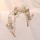 F-0935 Flower Headbands Princess Bridal Wedding Hair Accessories  Korean Style Women Gold Wired