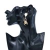 E-6341 Punk Gold Metal Heart Beetle Insect Drop Earrings for Women Boho Wedding Party Jewelry Gift