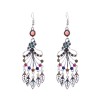 E-6343 Bohemian New Style Earrings Scarf Shaped With Leaves Tassel Dangle Earrings For Women Party Jewelry