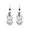 E-6343 Bohemian New Style Earrings Scarf Shaped With Leaves Tassel Dangle Earrings For Women Party Jewelry