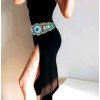 N-7638 Handmade Turquoise Beads Waistbands Bohemian Ethnic Dress Waist Belt Belly Chain Body Jewelry