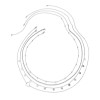 N-7646 4 Pcs/Set Shiny Rhinestone Belly Chain Gold Silver Plated Slender Waist Chain For Women Girls Body Jewelry