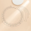 N-7646 4 Pcs/Set Shiny Rhinestone Belly Chain Gold Silver Plated Slender Waist Chain For Women Girls Body Jewelry