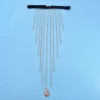 N-7652 Fashion Sexy thigh chain Elastic Tassel pendant leg chain For Women Girls Party Beach Jewelry