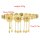 N-7651 New Boho Gold Metal Coin Long Tassel Crystal Belly Dance Waist Chains for Women Indian Holiday Party Body Jewelry