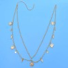 N-7655 New Fashion Belly Waist Belt Gold Plated Moon Sun Pendant Slender Body Chain For Women Girls Beach Jewelry
