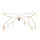 N-7655 New Fashion Belly Waist Belt Gold Plated Moon Sun Pendant Slender Body Chain For Women Girls Beach Jewelry