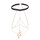 N-7660 Sexy Snake Pendant Leg Chain Black Rope Elastic Thigh Chains for Women Beach Party Body Jewelry Gift