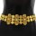 N-7663 Indian Gold Crystal Pearl Beads Coin Tassel Belly Dance Waist Chains Carved Flower Party Body Jewelry