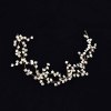 F-0938 Luxury Bridal Gold Wired Pearl Flower Headbands Headdress for Wedding Engagement Party Hair Accessories