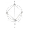 F-0941 Rhinestone Headchain Layered Headband Tassel Wedding Bride Hair Accessories Jewelry for Women and Girls