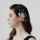 E-6362  1PC Handmade Bridal Pearl Crystal Flower Left Ear Cuff No Pierced Earrings for Women Wedding Party Jewelry Gift