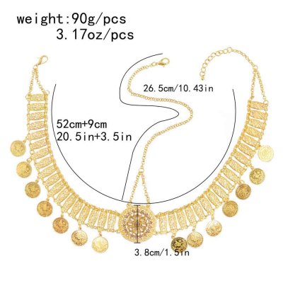 F-0947 Indian Gold Silver Metal Con Tassel Crystal Flower Dance Head Chains for Women Bridal Wedding Hair Accessories