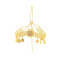 F-0948 3 Styles  Indian Gold Metal Coin Tassel Head Chains Crystal Headbands for Women  Party Hair Accessories