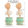 E-6364 Handmade Bohemian Geometric Acrylic Drop Dangle Earrings for Women Holiday Party Jewelry Gift