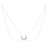 F-0949 Retro Crescent Moon Head Chain Crystal Headpiece Fashion Hair Accessories  For Women And Girls