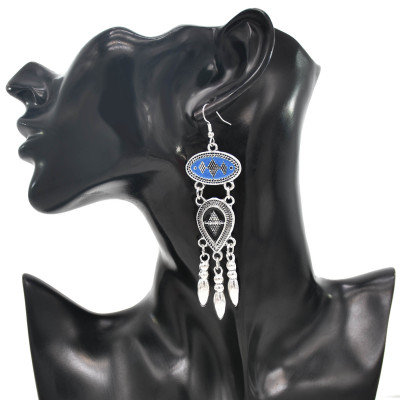 E-6365 Bohemian Trendsetting Earring Exquisite Patten Long Fringe Dangle Earring For Women And Girls Jewelry Gift