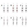 F-0951 Bohemian Turquoises Forehead Hair Pins Pendant Hair Clips Headpiece Ethnic Festival Party Hair Accessories